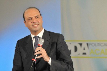 Il Ministro dell'interno Angelino Alfano