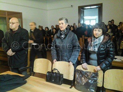 I fratelli e la mamma di Dina Dore ascoltano la sentenza