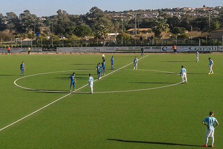 Nuorese -Budoni, un momento della partita