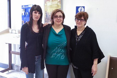 Le impiegate dell'Ufficio postale di Ovodda premiato