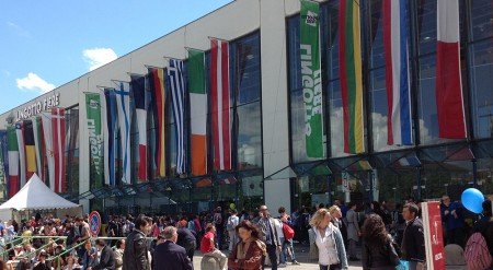 L'ingresso al Salone del Libro di Torino
