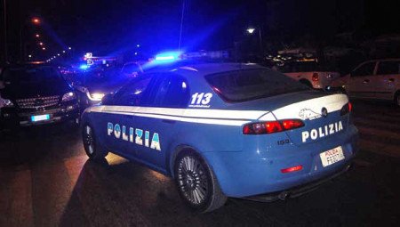 Un intervento della Polizia