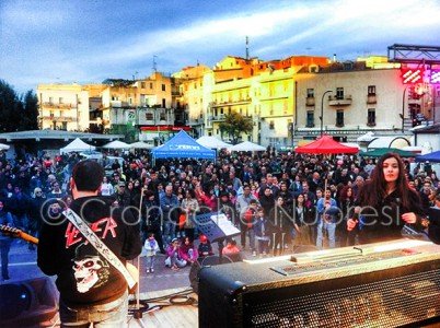 Primo maggio nuorese, un momento del concerto