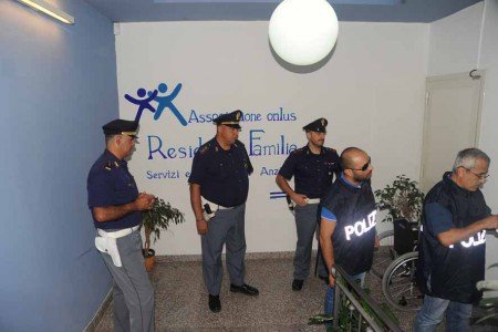 Gli agenti di Polizia alla 