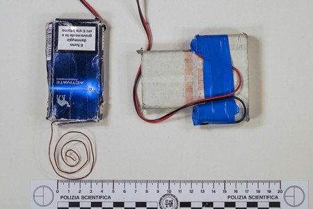 Il congegno utilizzato dallo studente per le rapine