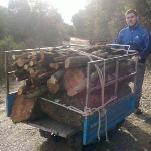 Massimiliano Langiu in un momento di lavoro