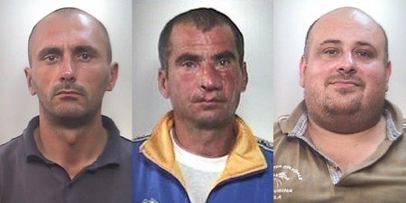 Salvatore Loi, Sebastiano Carta e Giovanni Pietro Paddeu