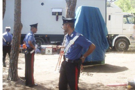 Il blitz dei Carabinieri in occasione del rave