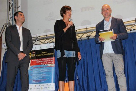 Monica Dovarch tra Quirico Meloni e Carlo Dessì