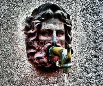 Scano Mortiferro, uno dei 4 getti de Sa Funtana manna