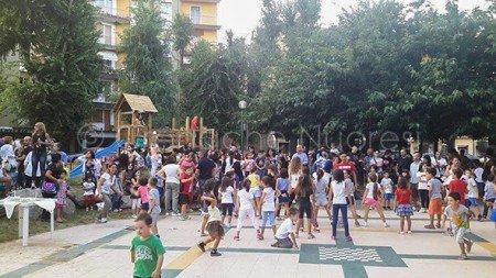 La serata in piazza Veneto