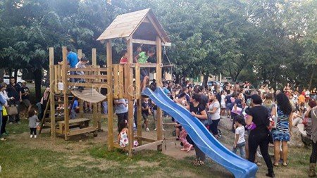 La serata in piazza Veneto