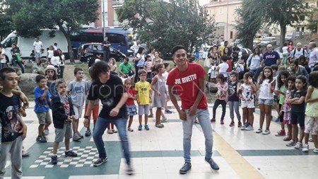 La serata in piazza Veneto