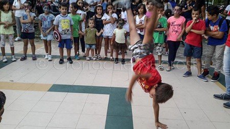 La serata in piazza Veneto