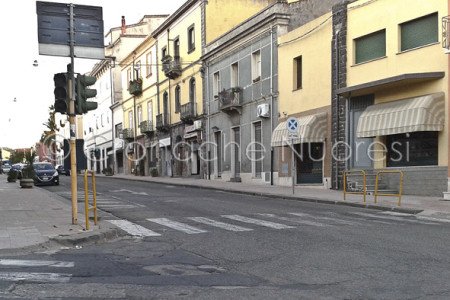 Macomer, uno scorcio del C.so Umberto (© foto S.Novellu)