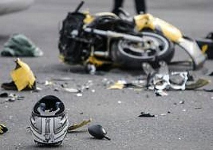 Un incidente in moto