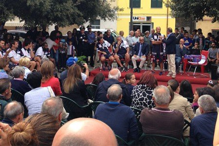 Un momento della maniestazone