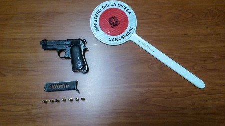 L'arma utilizzata per il tentato omicidio di Orune