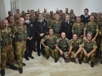 Il Gen. Vincenzo Giuliani al Comando Provinciale Carabinieri di Nuoro