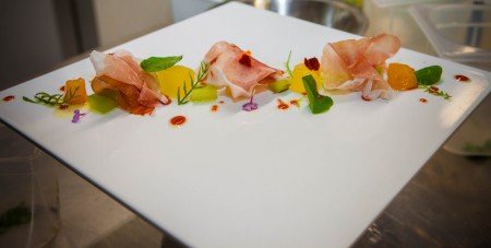 Uno dei piatti presentati durante l'evento 100% Sardegna