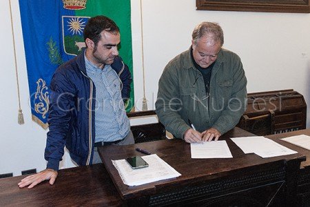 La firma della risposta ai lottisti (© foto S Meloni)