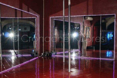 Una sala interna dell'Oasi Sexy Disco Club