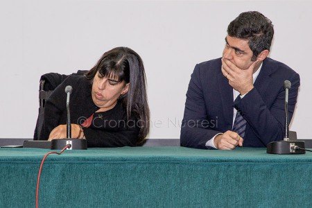 Il sindaco Andrea Soddu durante il suo intervento (© foto Alessandro Pintus)