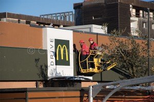 Gli ultimi lavori al McDonald's nuorese