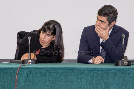 Il sindaco Andrea Soddu e l'assessore Claudia Firino (foto S.Novellu)