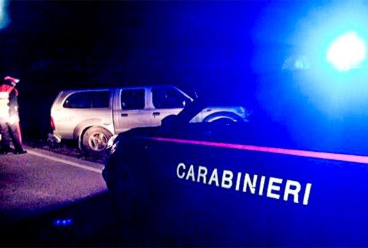 L'auto killer subito dopo l'incidente