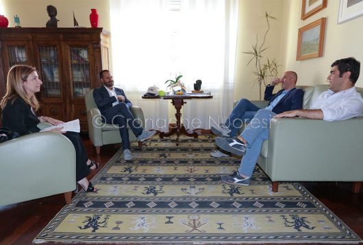 Regione, Provincia e Comune a confronto sulla Biblioteca Satta (foto S.Novellu)