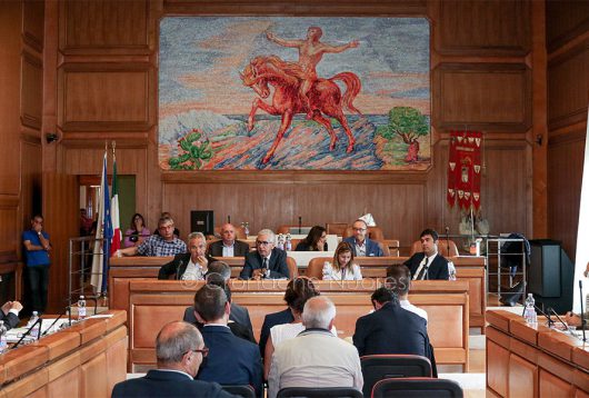 Nuoro, Pigliaru in Provincia per la firma del Piano di Rilancio del Nuorese (foto S.Novellu)