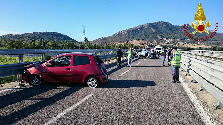 Un'immagine dell'incidente