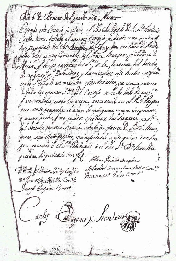 Delibera del Consiglio 6 gennaio 1772