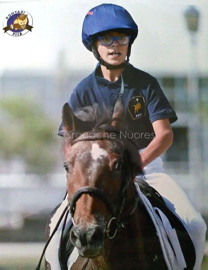 Il giovane fantino Jacopo Noli di Sarule