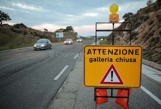 Il traffico proveniente dalla 389 deviato verso Badu 'e Carros e viale Sardegna (foto S.Novellu)
