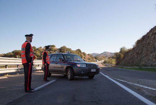 Carabinieri deviano il traffico diretto a Nuoro verso Orotelli