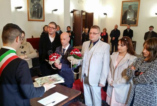 Andrea e Antonio attendono il momento del Si