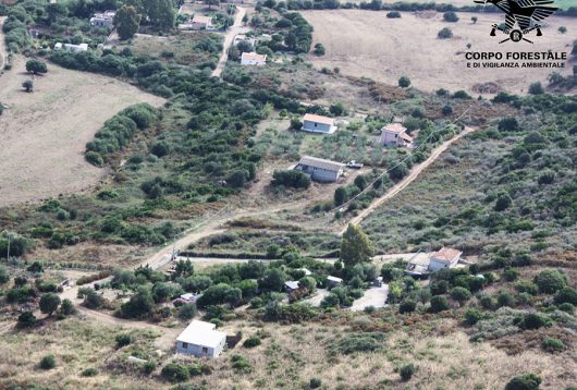 La lottizzazione abusiva posta sotto sequestro a Siniscola-