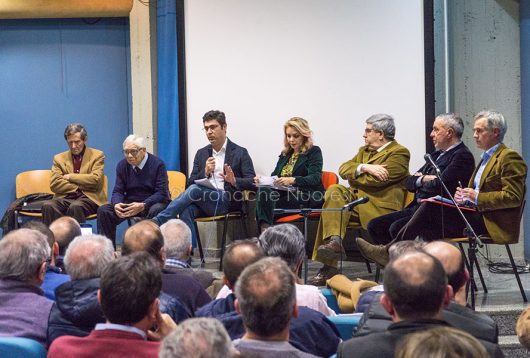 Sindaci storici di Nuoro all'incontro sul futuro del Monte Ortobene (foto S.Novellu)