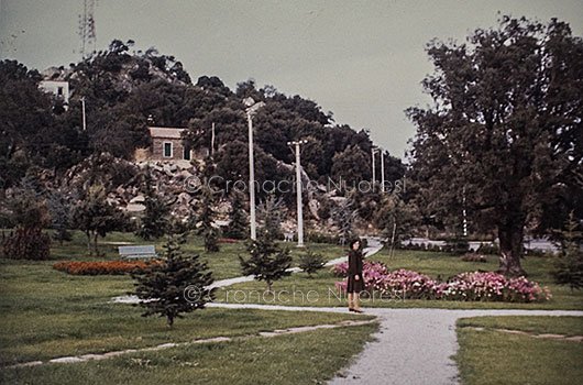Il futuro parco sull'Ortobene nel 1964 (© Cronache Nuoresi)