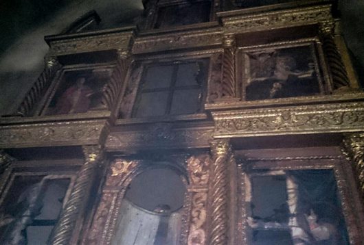 Sindia, i resti dell'altare della chiesa di San Demetrio