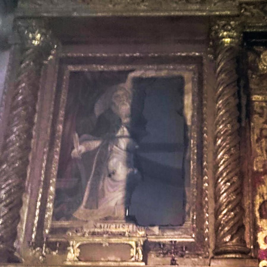 Sindia, i resti dell'altare della chiesa di San Demetrio