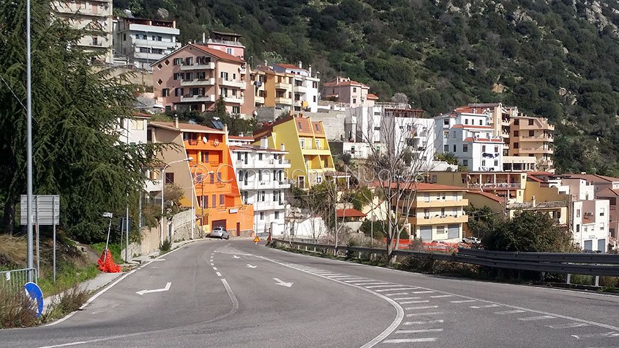 Chiusura al traffico per lavori di via Mughina (foto S.Novellu)