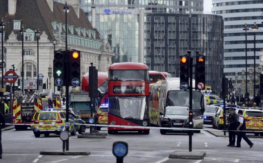 Attacco al Parlamento Londra (foto ANSA)