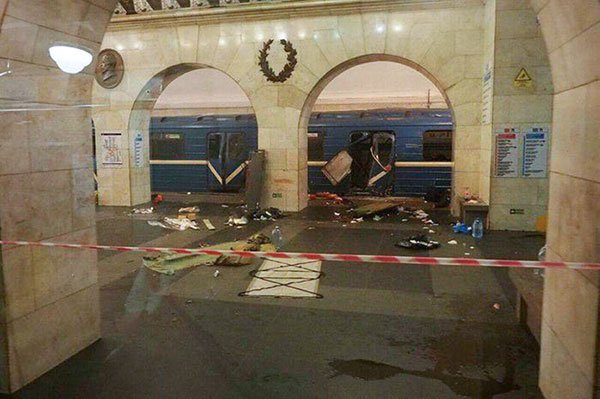 L'attentato nella metro di San Pietroburgo