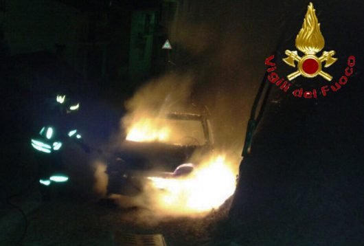 Jerzu, i VVFF domano le fiamme