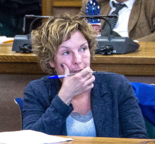 Il consigliere 5stelle Mara Sanna (foto S.Novellu)