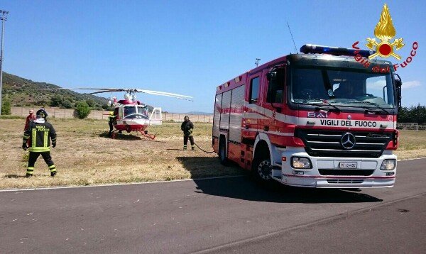 Un momento dei soccorsi dopo l'incidente