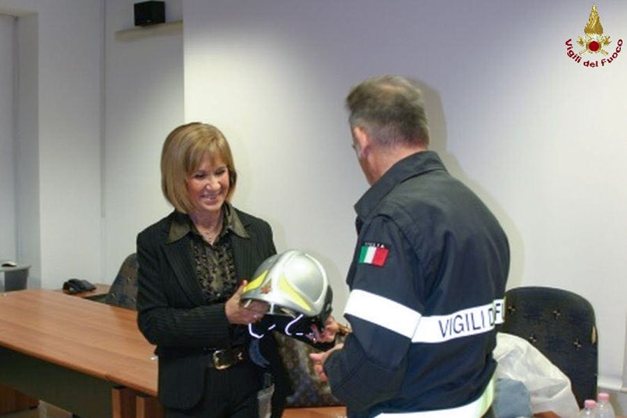 La visita del Prefetto al Comando provinciale dei Vigili del fuoco